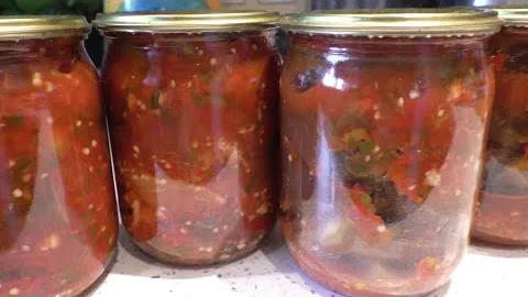 Закуска из баклажанов на зиму