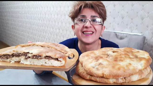 Хачапури с мясным фаршем