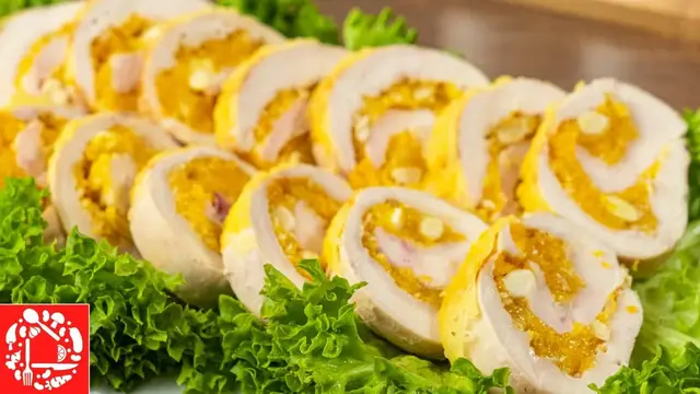 Куриные рулетики с начинкой на праздничный стол