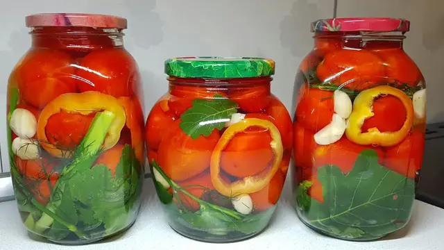 Помидоры на зиму с самым вкусным маринадом