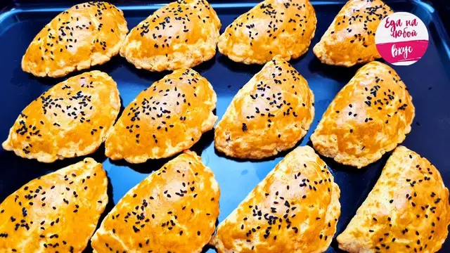 Пирожки с фаршем в духовке 