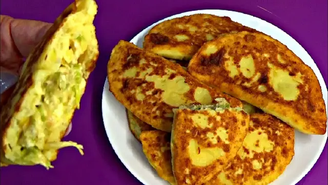Пирожки с картофеля и кабачков