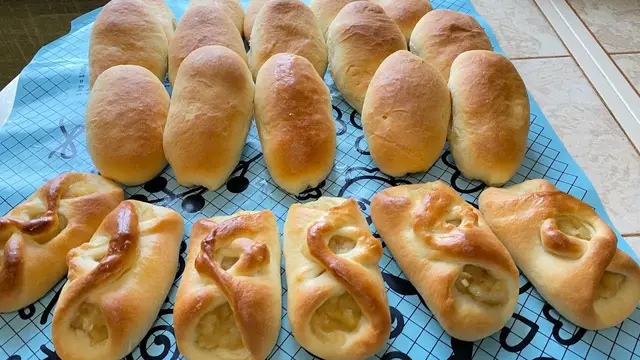 Улётные, воздушные пирожки с яблоками