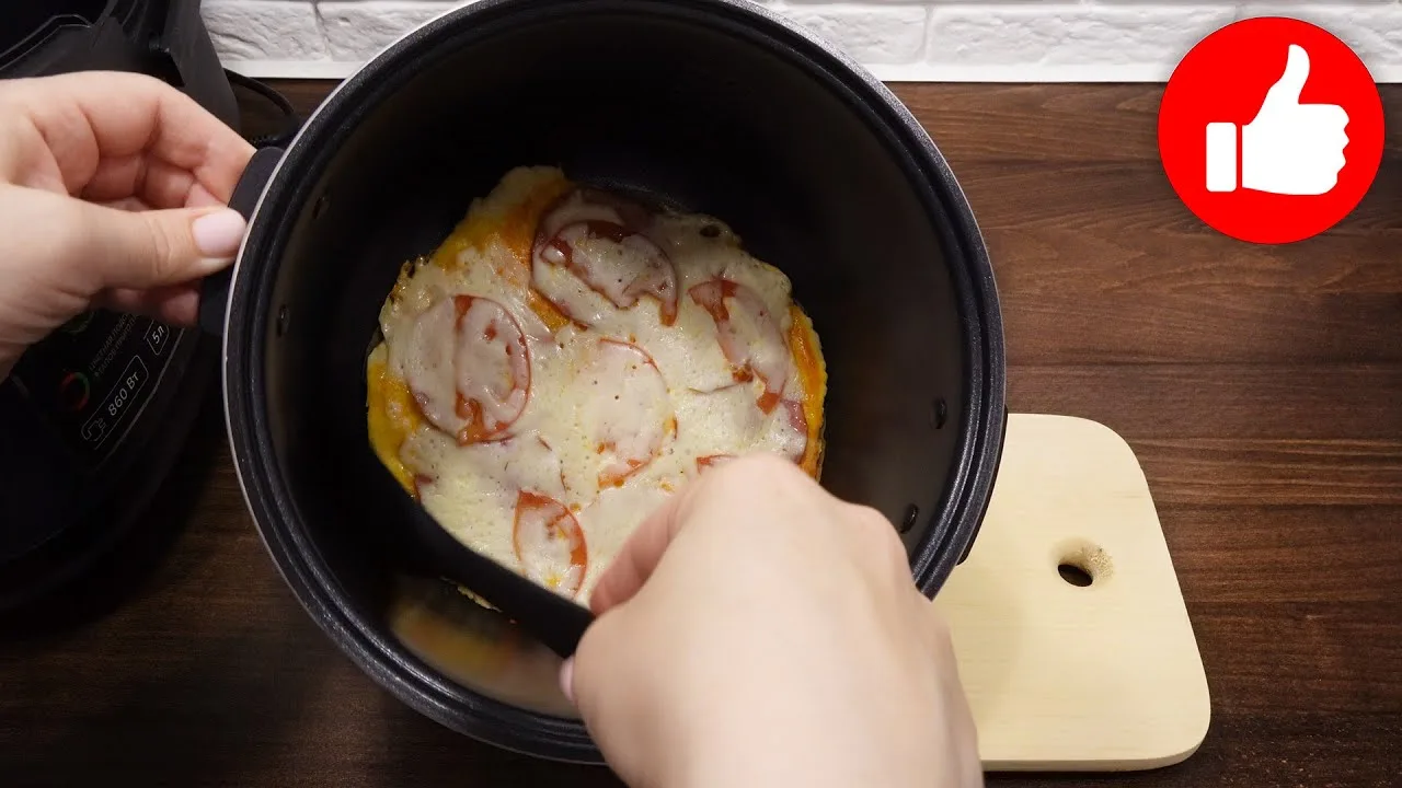 Вкусная пицца в мультиварке