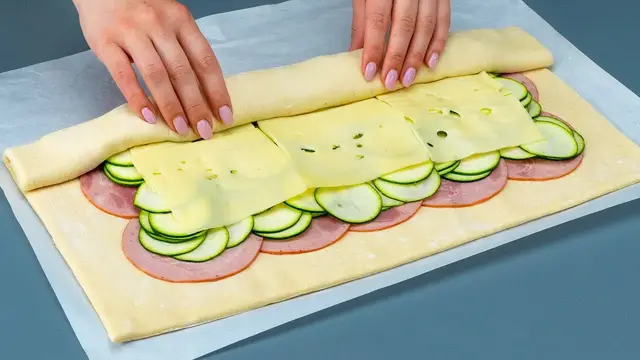 Рулет с цукини