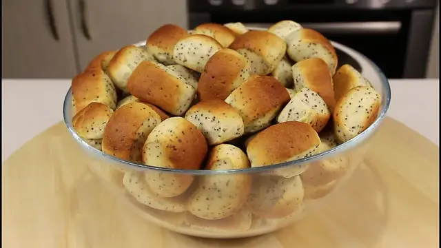 Постное печенье с маком