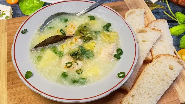 Самый вкусный сливочный суп с курицей
