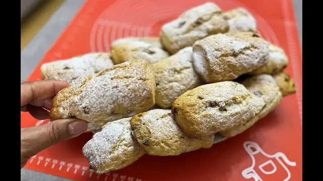 Домашнее печенье с изюмом