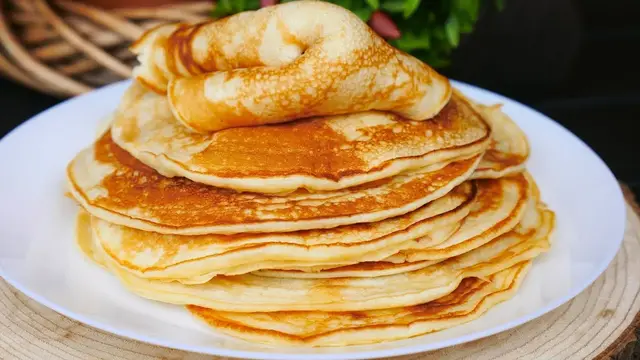 Пышные блины на кефире