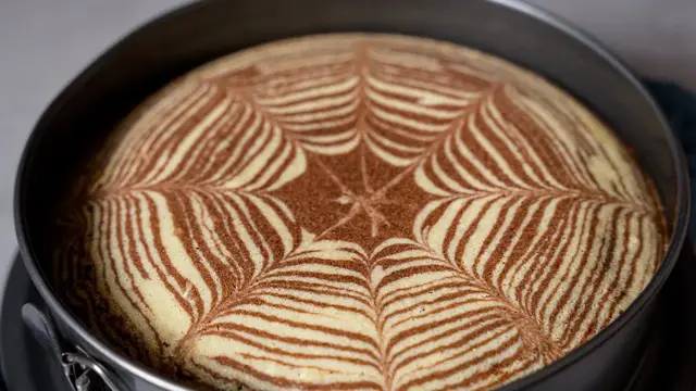 Нежный и ароматный пирог Зебра