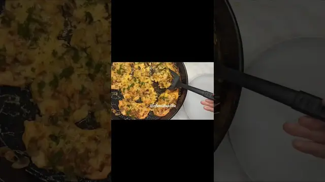 Куриное филе  под шубой с грибами