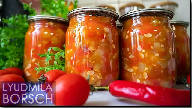 Закуска из кабачков на зиму
