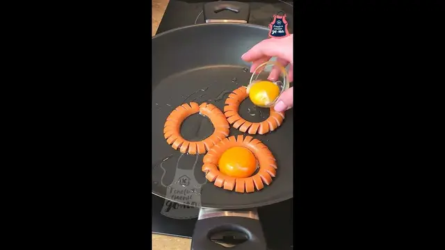 Необычная яичница на завтрак