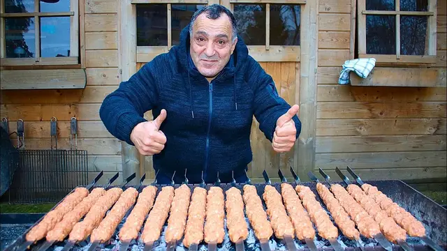 Мягкий кебаб из индейки