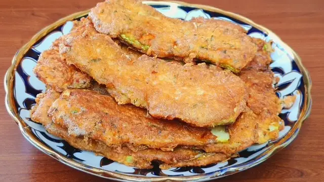 Жареные кабачки в кляре