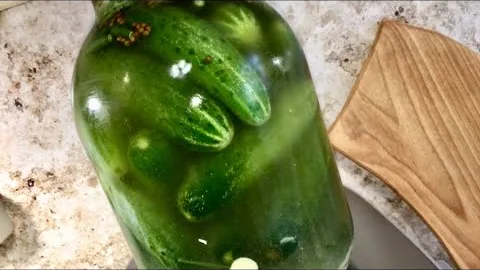 Маринованные огурцы без уксуса
