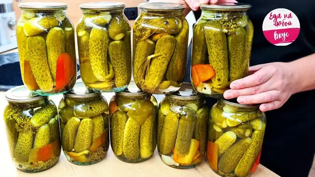 Хрустящие огурцы на зиму без хрена
