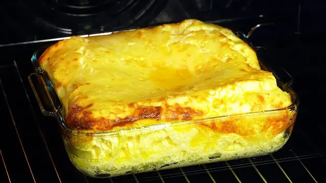Овощная запеканка с сыром и шпинатом