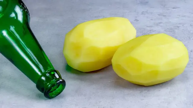 Шампиньоны из картофеля 