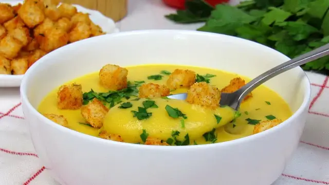 Суп-пюре из кабачков