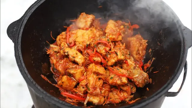 Вкуснейшая щука в казане
