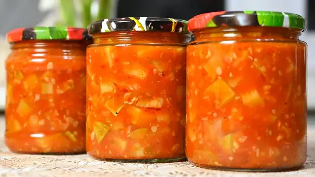 Закуска из кабачков на зиму