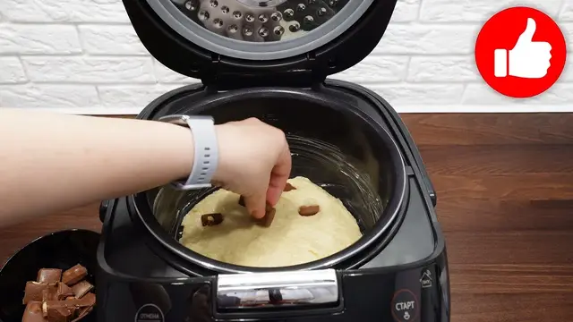Кекс с шоколадом в мультиварке