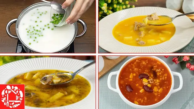 4 вкусных супа на каждый день