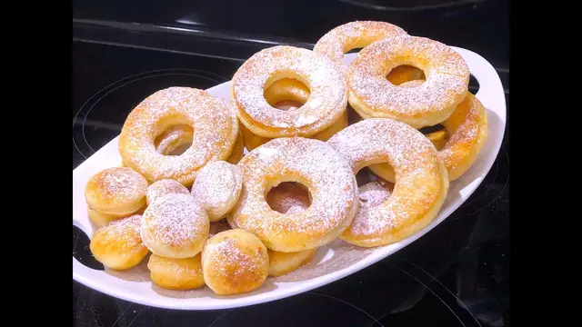 Творожные пончики 