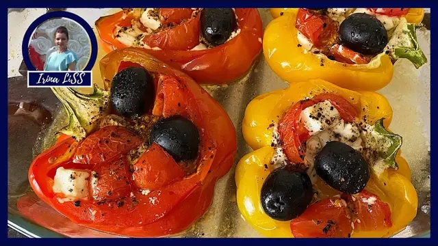 Фаршированные перцы в духовке