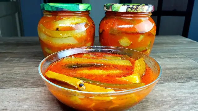Маринованные огурцы с кетчупом