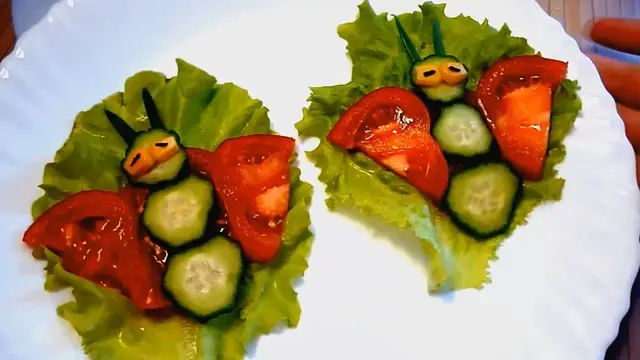 Бабочки из Овощей