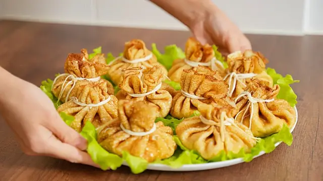 Блинчики с курицей и грибами