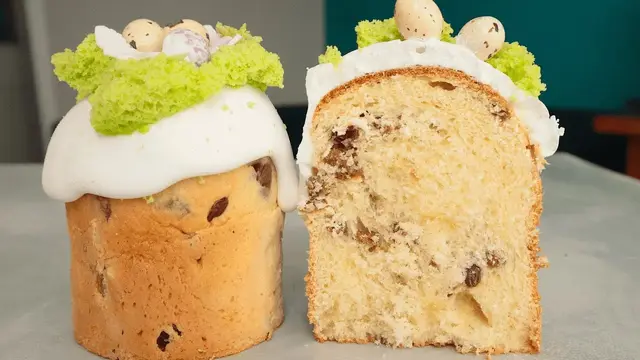 Очень вкусный кулич на пасху