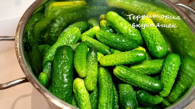 Хрустящие маринованные огурцы на зиму