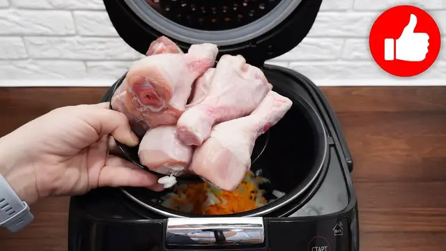 Вкусные куриные ножки и овощное рагу в мультиварке