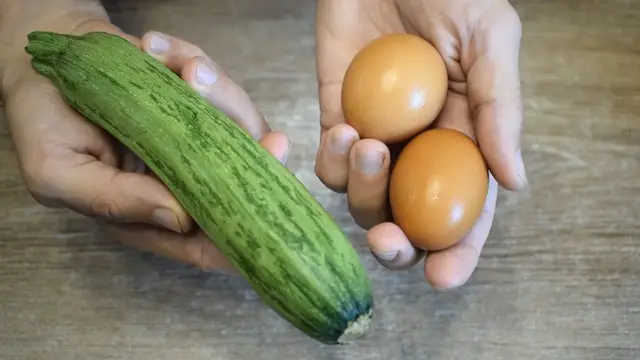 Моментальная закуска из кабачков