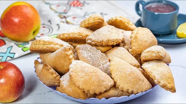 Печенье с яблоками к чаю