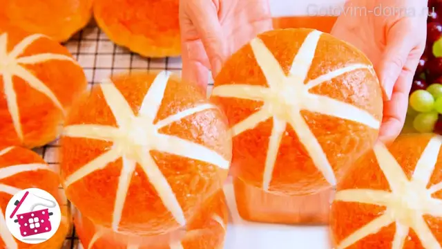 Мягкие как пух булочки с начинкой
