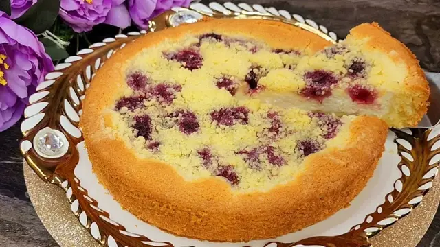 Пирог с вишней