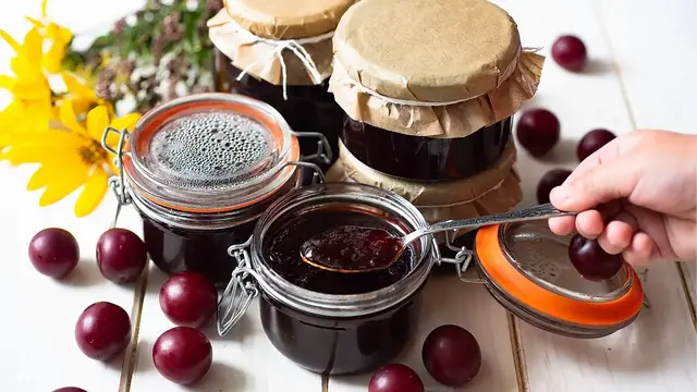 Повидло из красной алычи