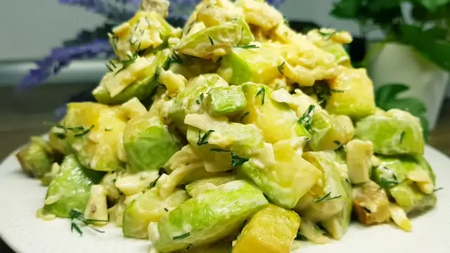 Закуска из кабачков