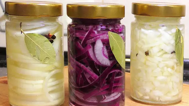 Маринованный лук длительного хранения