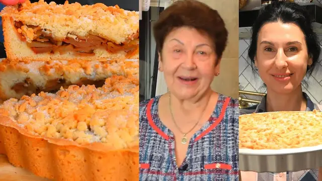 Обалденный тертый пирог с яблоками
