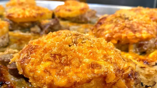 Мясо по-французски в духовке 