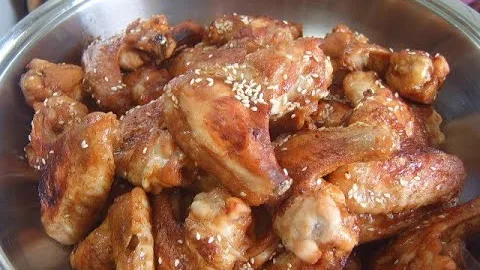 Куриные крылышки в соусе терияки