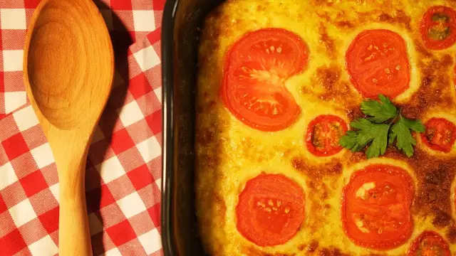 Сочная запеканка из кабачка