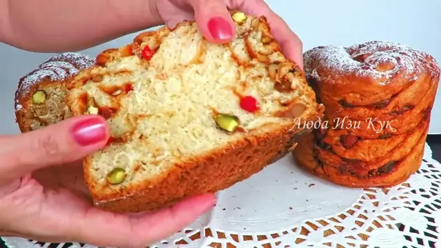 Карамельный кулич-краффин