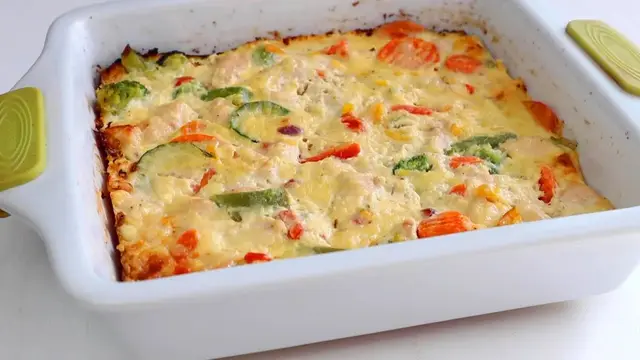 Потрясающе вкусная куриная запеканка