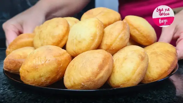 Пышные молочные пончики
